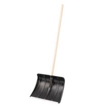 Лопата для уборки снега Снежинка деревянный черенок