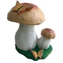 Фигура Белый гриб с бабочкой Ф075